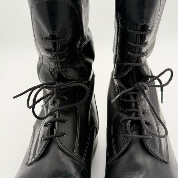 Ariat Heritage Contour Black Leather Field Tall Riding Boots Medium Height Regul main image 4